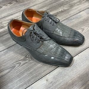 ANTONIO CERRELLI ELITE Men’s Gray Dress Shoes Size 9 | Style No.6537